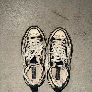 Xvessel Black and White Sneakers